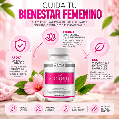 Apoyo natural para tu salud urinaria femenina