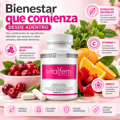 Apoyo natural para tu salud urinaria femenina